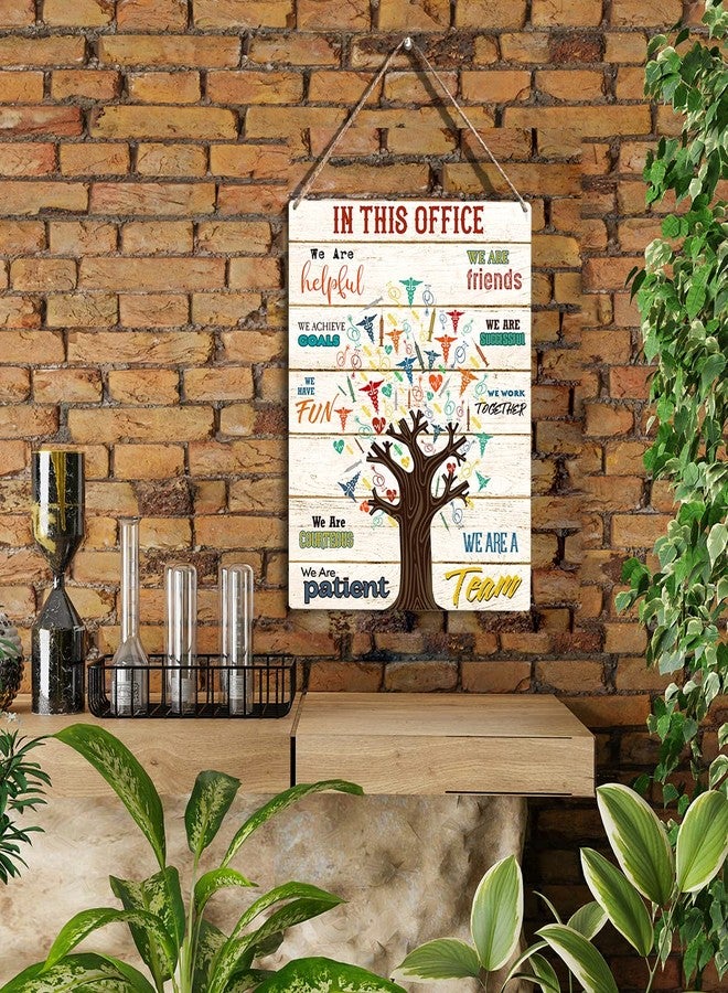 YCYD Motivational Quotes Wall Art Office Bedroom Wooden Hanging Sign 10x8 Inches - Image 2